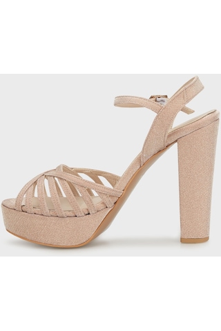 Lela Simli Platform Topuklu Bayan Ayakkabı 34718407023 Rose