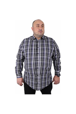 Moc Grande Mocgrande Büyük Beden Erkek Gömlek Estacional 23373 SIYAH