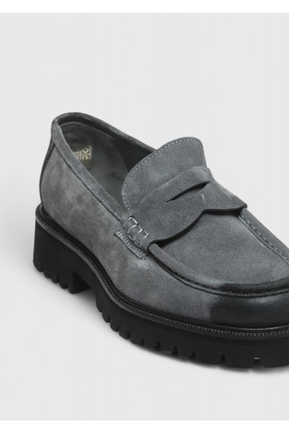 Ramsey Antrasit Süet Casual Loafer
