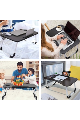 Konfeksiyon-Market Portatif Katlanabilir Yatak Koltuk Üstü Laptop Bilgisayar Sehpası