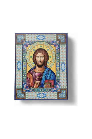 Süslemeli Mesih İkona