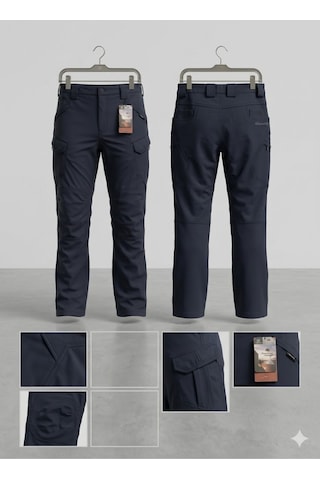 Taktik Taktikal Outdoor Takım Pantalon Gömlek Spor Dış Mekan %100 Su Geçirmez Softjel Lacivert