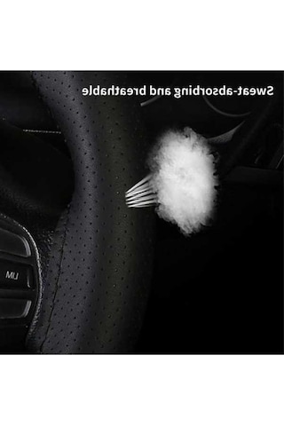 Novahub Kırmızı 38cm Direksiyon Kılıfı: Katlanabilir, Rahat Tutuşlu, Dekoratif, Mikrofiber Sahte Deri Kırmızı