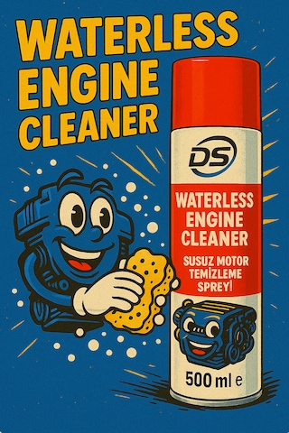 Ds Susuz Motor Temizleme Spreyi / Motor Parlatıcı 500 Ml