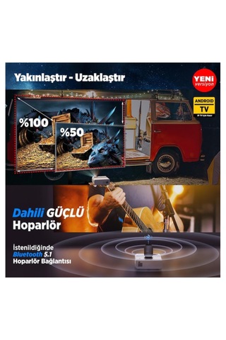 Vankyo Sunspark 500w 9000 Lümen Wi-fi Android Projeksiyon Cihazı