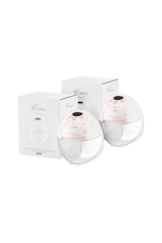 Bebebao P8 Pro 2 Adet 180 Ml Yeni Nesil İç Motorlu Giyilebilir Elektrikli Göğüs Pompası Süt Pompası