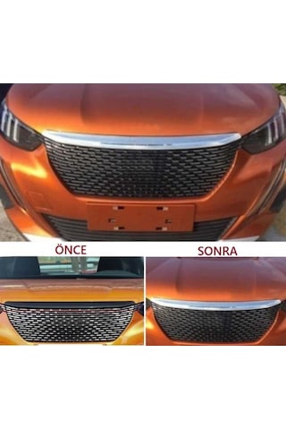 Peugeot 2008 Panjur Üst Krom Nikelajı Kaplama