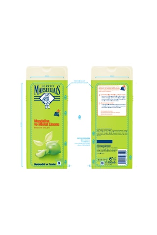 Le Petit Marseillais Duş Jeli Mandalina Limon 400 ML x2