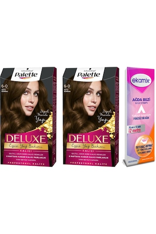 Palette Deluxe Set Saç Boyası 6 - 0 Koyu Kumral 2 Adet