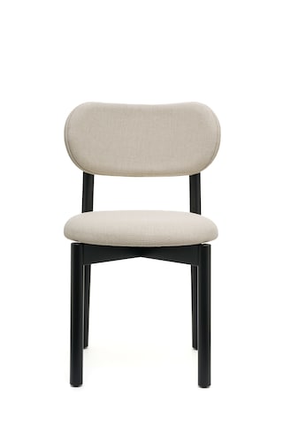 Ocean Siyah Ahşap 6'li Mutfak Salon Yemek Odası Sandalyesi