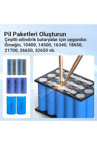 Awithz U2 7500mah Yüksek Güçlü Pil Punta Kaynak Makinesi 0.25mm Nikel Destekli, 99 Kademeli Hassas Ayar