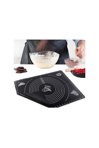 Büro Ev Ofis Mutfağı İçin 40x50cm Silikon Geniş Mat Hamur Açma Matı Diğer