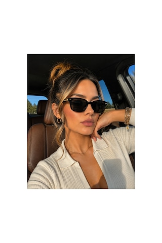 Siyah Camlı Siyah Çerçeveli Unisex Güneş Gözlüğü Ae981c1 Siyah