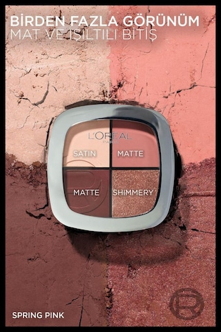 Eye & Cheek Quad - 01 Spring Pinks Dörtlü Far Ve Yanak Paleti 3600524253318-11244