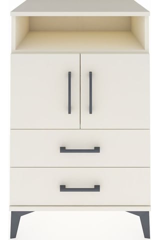 Hyperion Komodin 2 Raflı 2 Çekmeceli 2 Kapaklı 60x44x96 Aytaşı-aytaşı Aytası