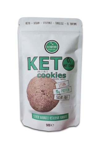 Blendfood Ketojenik Glutensiz Egzotik Baharatlı Kurabiye 50 G