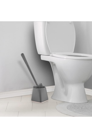 Silikon Wc Fırçası,klozet,tuvalet Temizleme Fırçası,yumuşak Uçlu Silikon Fırça Gri Diğer
