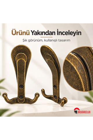 Haskan Lila Portmanto Antik Sarı 6 Adet