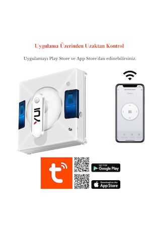 Yui CS16 Pro Plus Smart Uygulamalı 3000PA Cam Silme Robotu