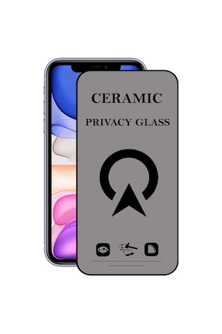 Apple Uyumlu iPhone 11 ile Tam Kaplayan Parlak Seramik Nano Esnek Hayalet Ekran Koruyucu
