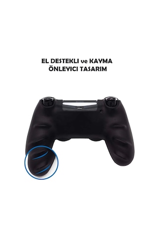Ps5 Dualsense Futbol Takımı Temalı Koruyucu Silikon Kılıf + Analog Silikon Koruyucu Juventus