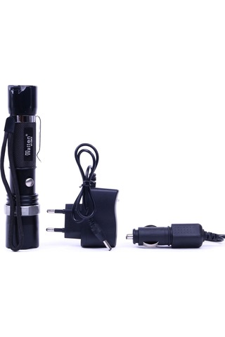 Zoomlu Şarjlı El Feneri En Uygun Fiyata Wt-038.gzpde Renkli