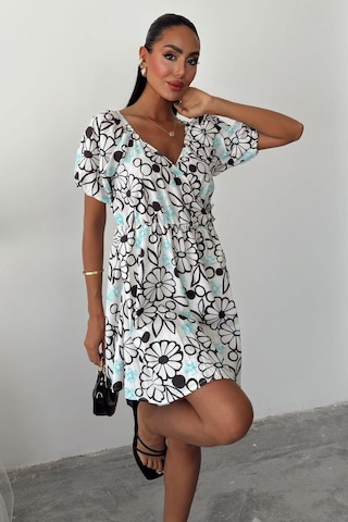 Lijuri Lindsey Çiçek Desenli Elbise 2276-10 R6-g-k4 Multi