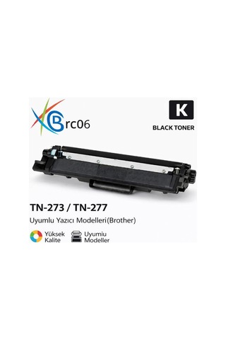 Brother Uyumlu Tn-277 Siyah Yüksek Kapasiteli Uyumlu Toner
