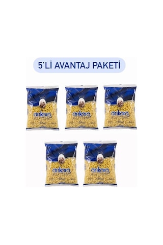 Nuh'un Ankara Burgu Makarna 500gr X 5'Li Set