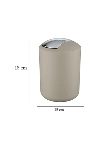 2'li Çöp Kovası Bej Brasil Model 18 X 15 - 31 X 19,5