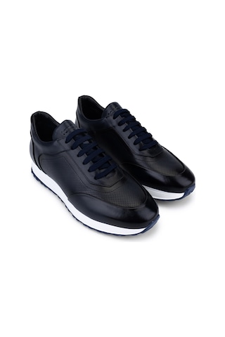 Tamer Tanca Erkek Hakiki Deri Lacivert Sneakers & Spor Ayakkabı 771 8586 Erk Ayk Y26 Lacı Dr