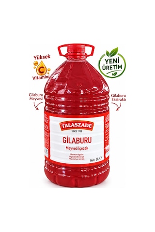 Talaszade Gilaburu Suyu 2026 Eylül Üretim 5 L