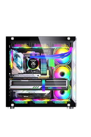 Robin 2 Uzaktan Kumandalı Rgb 7 Fanlı Gaming Akvaryum Siyah Kasa