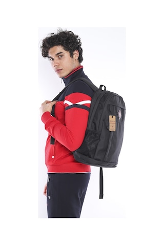 Escetic Spor Siyah Sırt Çantası-4064 Siyah