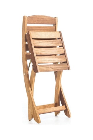 Rehome Mirage İroko Kolsuz Sandalye Kahverengi