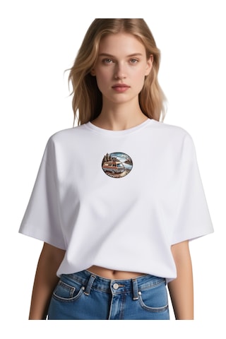 Ogc Karavan Oversize Unisex T-shirt Beyaz