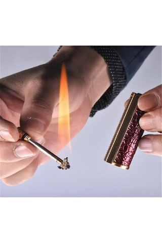 Moveevo Honest Spire 2 Suluğa Dayanıklı Yeniden Kullanılabilir Çakmak, 15.000 Den Fazla Yakma, Outdoor Kamp İçin Hediye Kutulu Kırmızı Çok Renkli