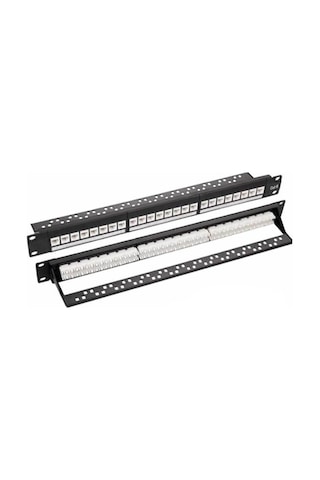 24 Port Cat6 Utp Patch Panel Dolu