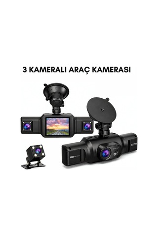 4 Kanallı 1080p Araç Kamerası 3.16 İnç Ips Ekran Gece Görüşlü Park Modlu