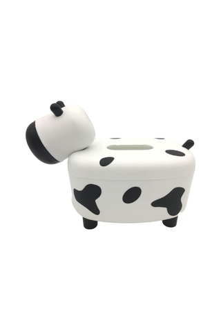 Mıknatıslı Tuzluk Ve Peçetelik Sevimli İnek Figürlü Renkli