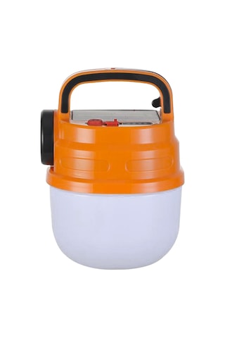 POWERMASTER HB-V70 ÇİFT IŞIKLI 50 WATT ŞARJ EDİLEBİLİR KAMP FENER Turuncu