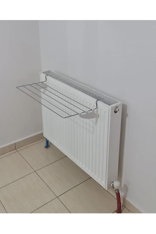 Asvera - Kurufer Kalorifer Petek Üstü Çamaşır Kurutma Askılığı - Pratik Çamaşırlık, Petek Üstü Kurutmalık, Katlanabilir Askılık, Dayanıklı Çamaşır Askısı - Kurutmalık - Çamaşırlık - Askı Gri