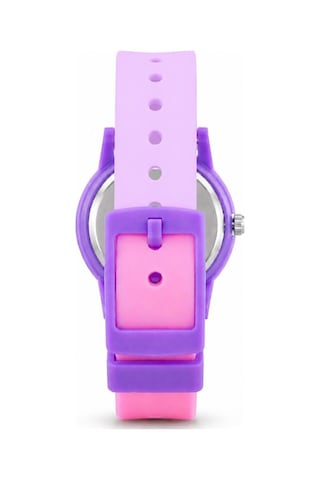 Kuyruk Yıldızı Desenli Kız Çocuk Kol Saati Pembe Mor Analog Saat St-304410 Beyaz