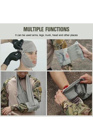 Mufunye 5 Adet Küçük Boy Elastik Acil Durum İlk Yardım Kanamayı Durdurma Bandı