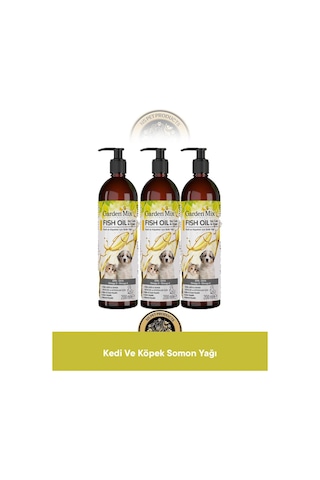 Garden Mix Kedi Ve Köpek Somon Yağı 3x200 Ml