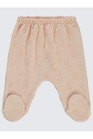 Civil Baby Kız Bebek Patikli Tek Alt 1-6 Ay Pudra Pudra