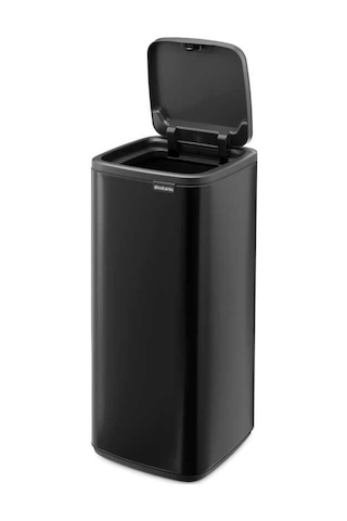 Brabantia Bo Matt Black Dokunmatik Çöp Kutusu 30lt Siyah