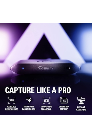 Elgato Hd60 X - 1080p60 Hdr10 Veya 4k30'da Akış Ve Kayıt Yapın