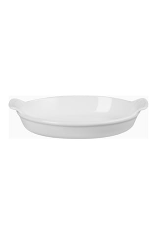 Le Creuset Oval Seramik Mini Fırın Kabı Fırın Tepsisi Beyaz