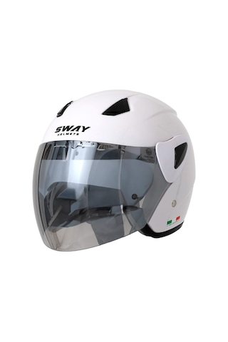 Sw 700 White Yarım Kask Fs-733 Beyaz